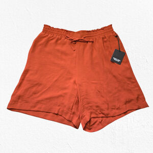 Simply Vera Vera Wang Rusty Orange High Rise Paperbag 7 Inch Shorts Size Medium
